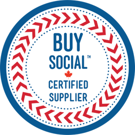 Buy social certified supplier logo